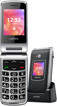MYPHONE RUMBA 2 Fekete/szürke Kártyafüggetlen Mobiltelefon