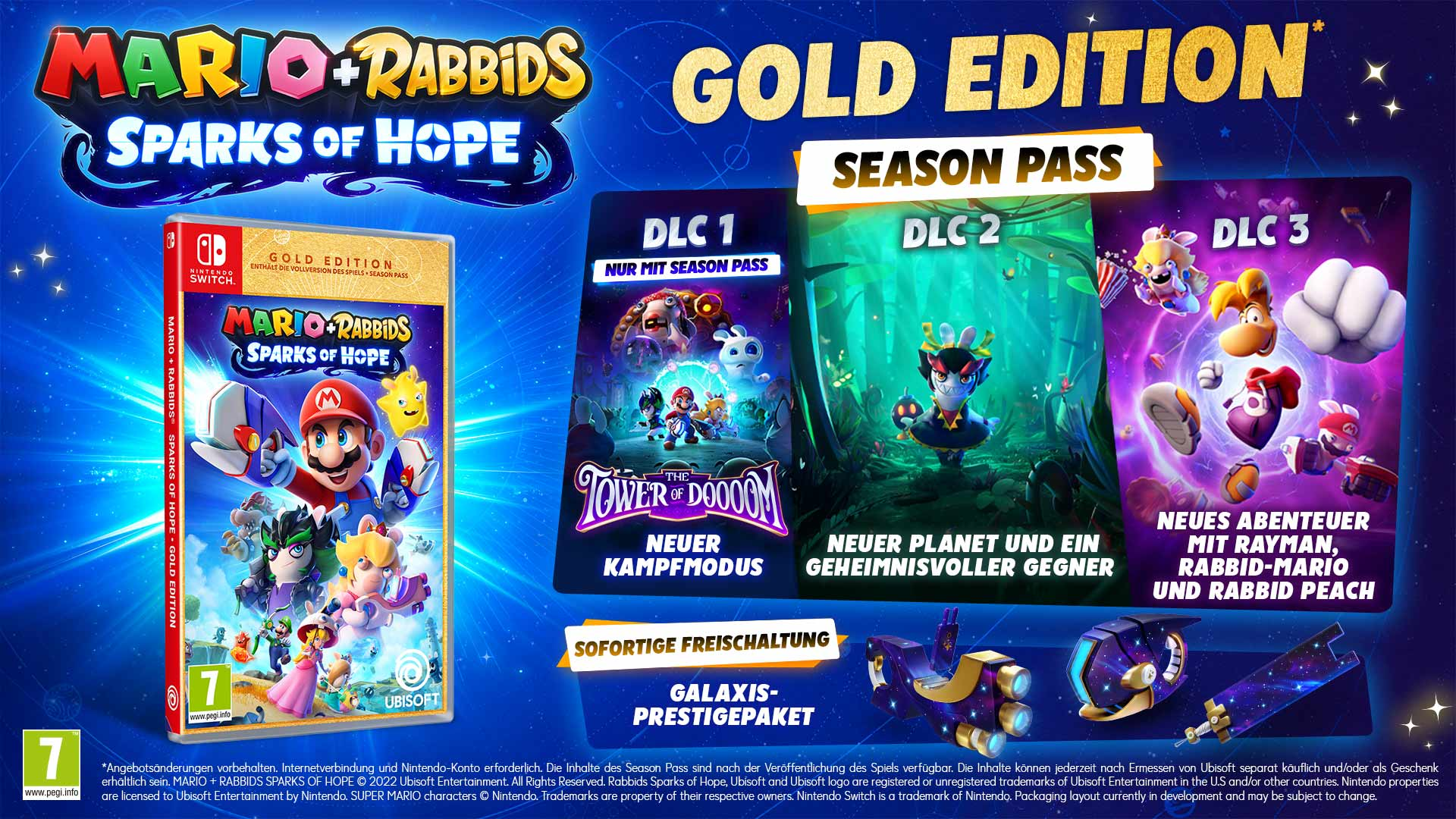 Jeu Mario + Lapins Crétins Sparks Of Hope Pour Nintendo Switch - Version FR Neuve Et Scellée - Aventure Et Action