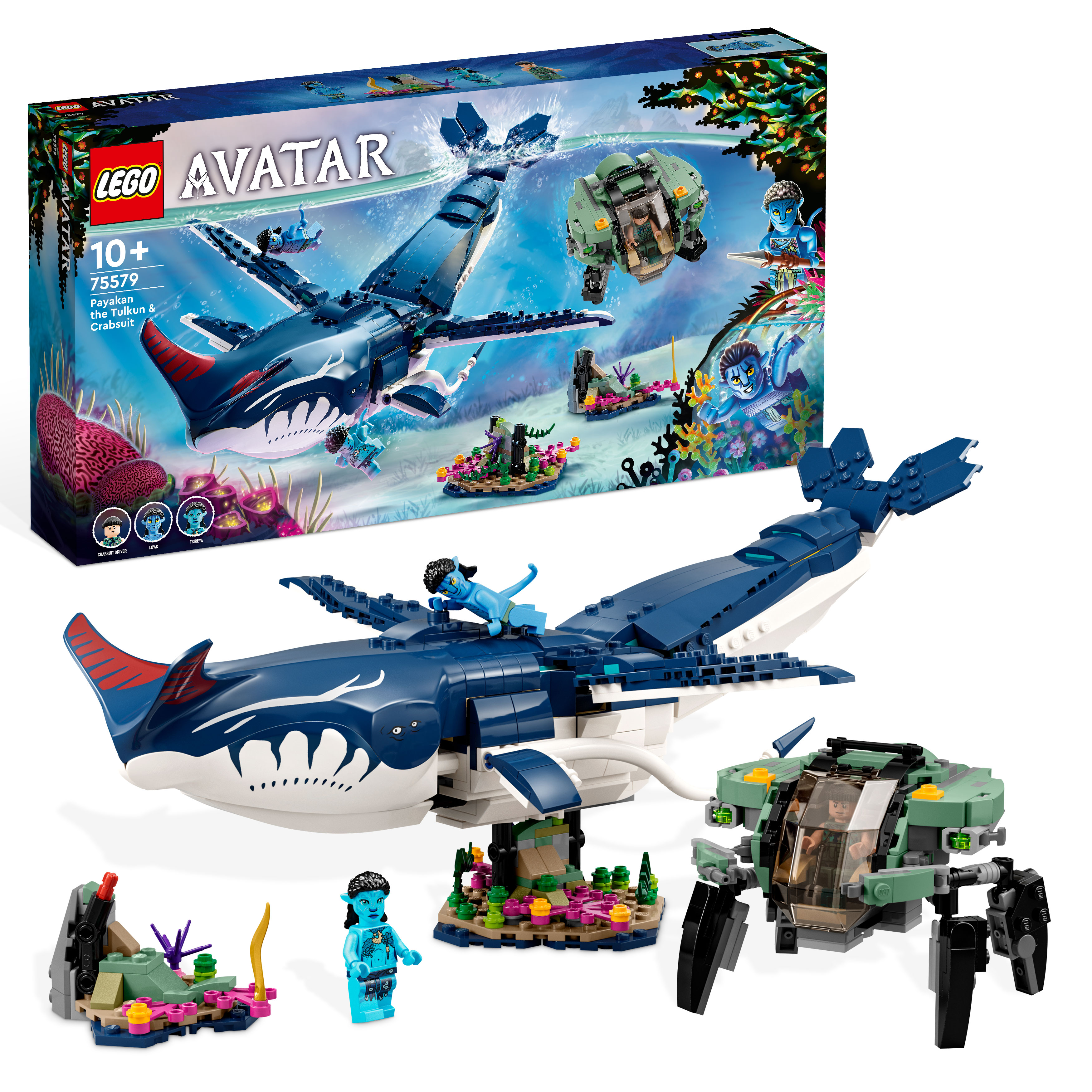 LEGO Avatar 75579 Payakan der Tulkun und Krabbenanzug Bausatz, Mehrfarbig