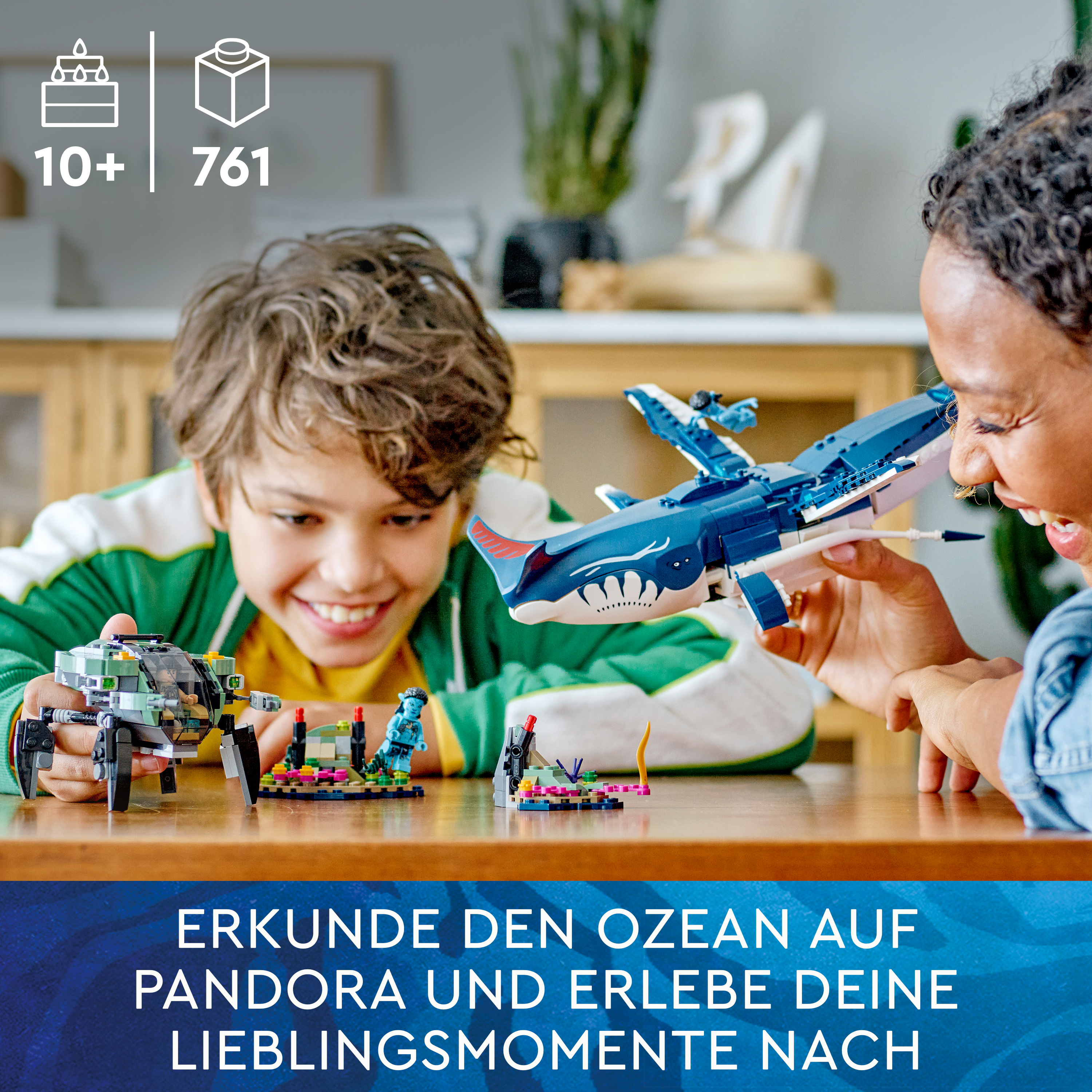 LEGO Avatar 75579 Payakan der Tulkun und Krabbenanzug Bausatz, Mehrfarbig