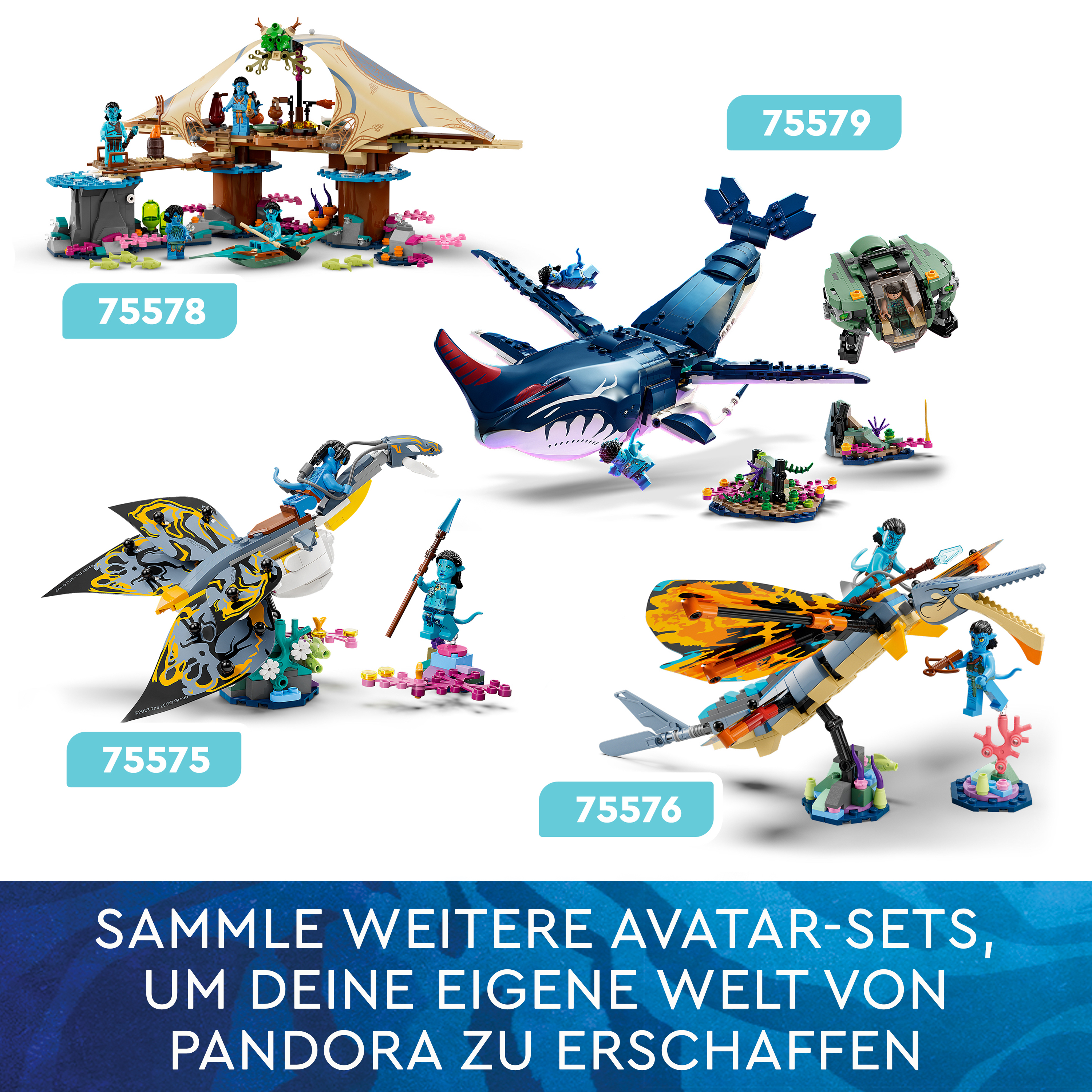 LEGO Avatar 75579 Payakan der Tulkun und Krabbenanzug Bausatz, Mehrfarbig