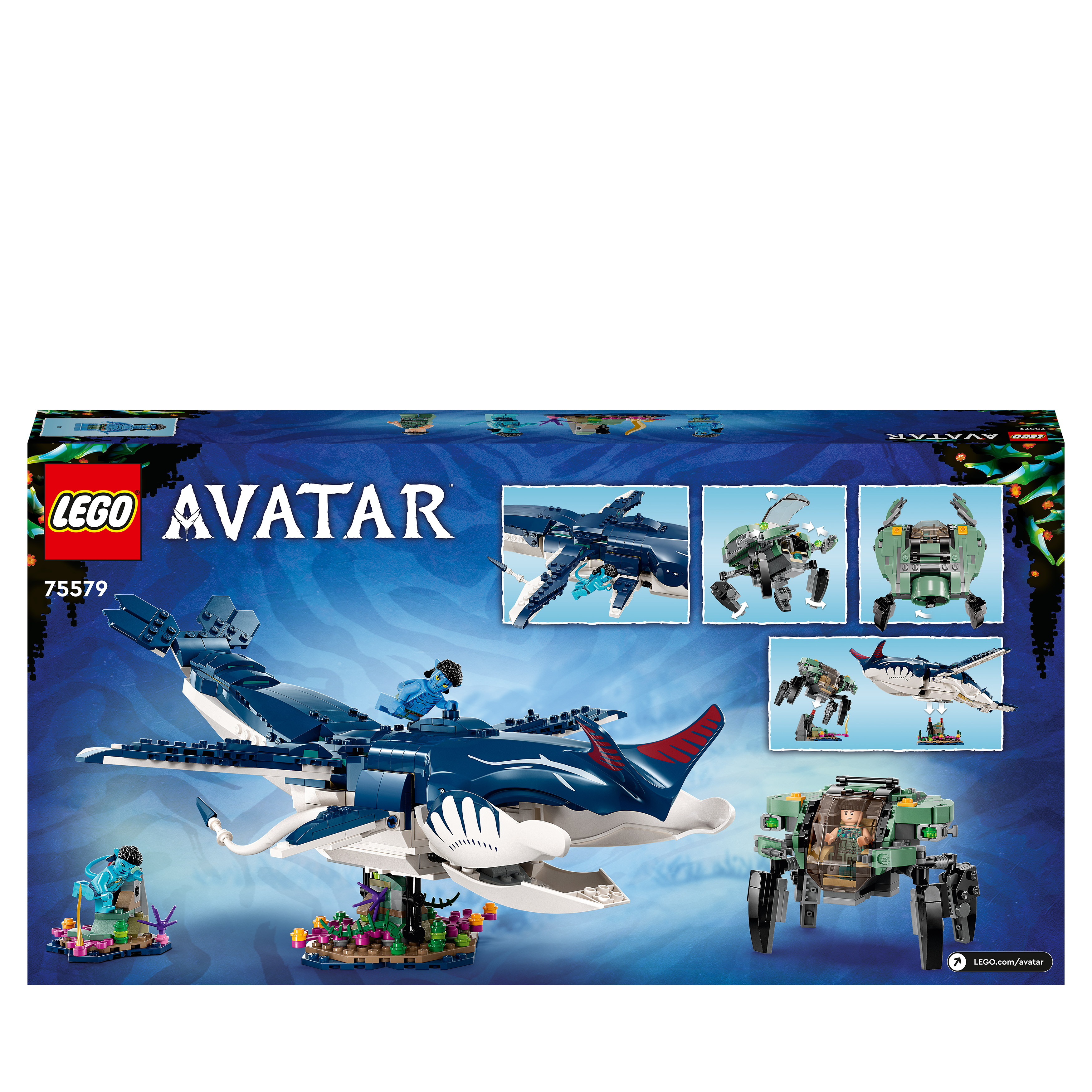LEGO Avatar 75579 Payakan der Tulkun und Krabbenanzug Bausatz, Mehrfarbig