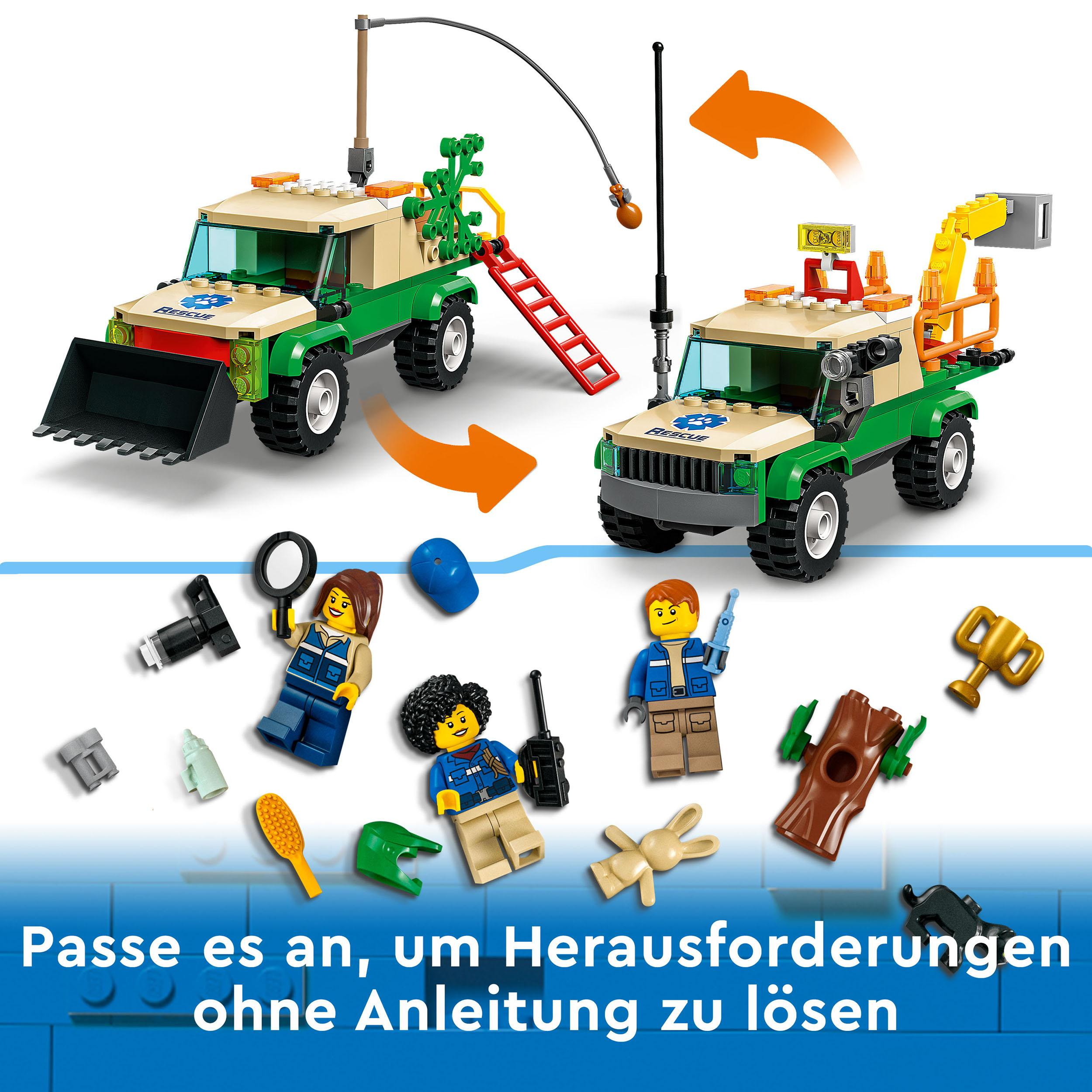 Tierrettungsmissionen LEGO City Bausatz, Mehrfarbig 60353