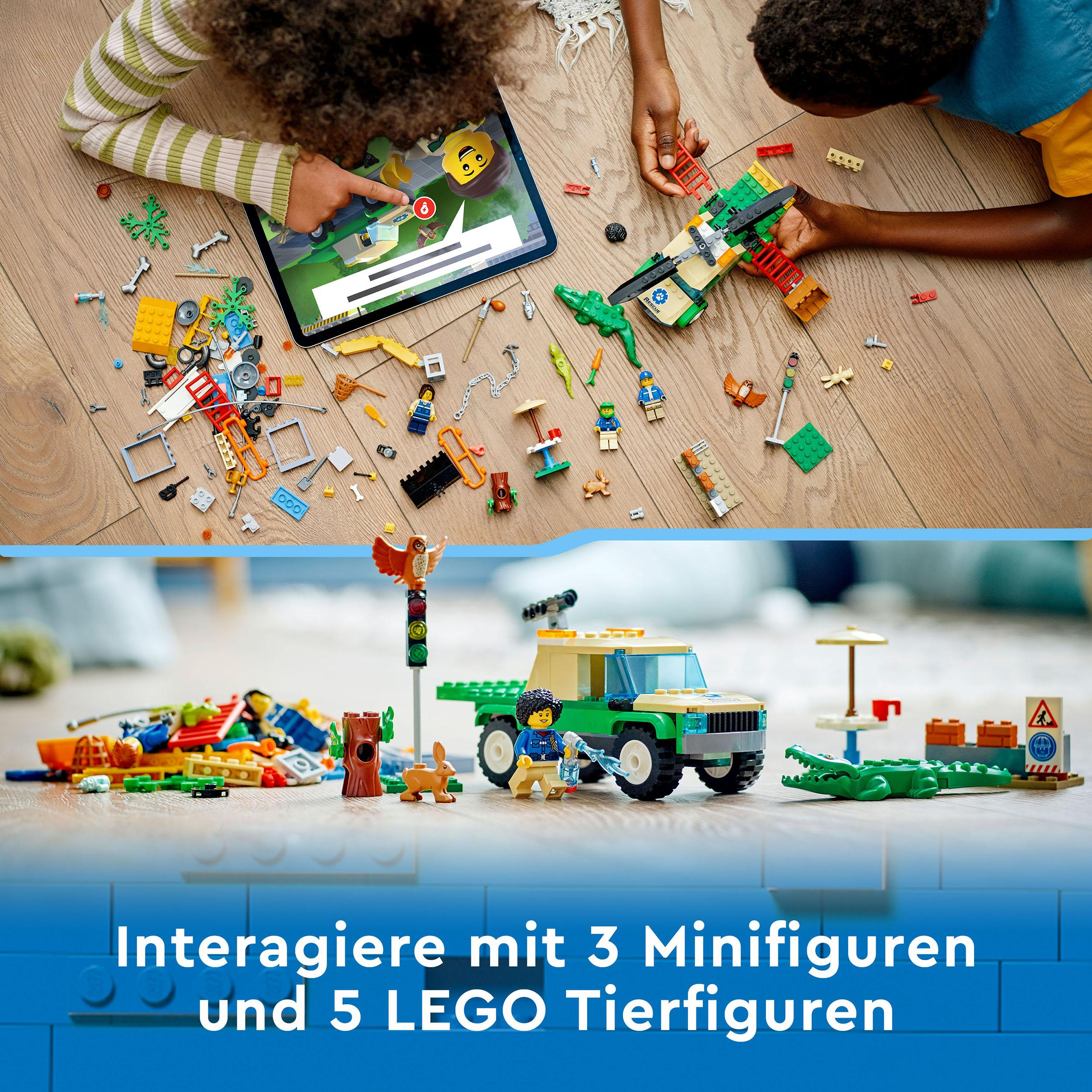 Tierrettungsmissionen LEGO City Bausatz, Mehrfarbig 60353