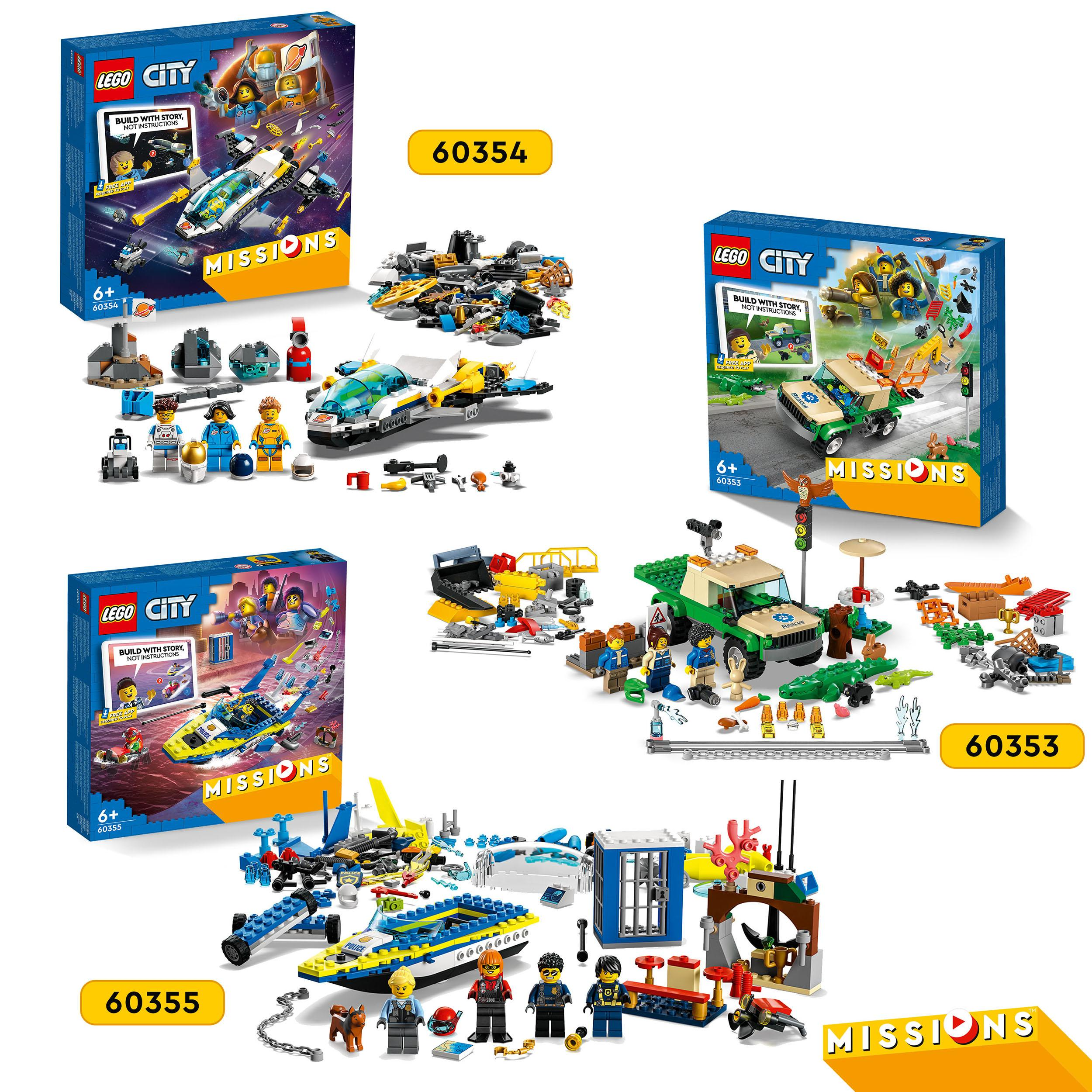 LEGO City 60353 Tierrettungsmissionen Bausatz, Mehrfarbig