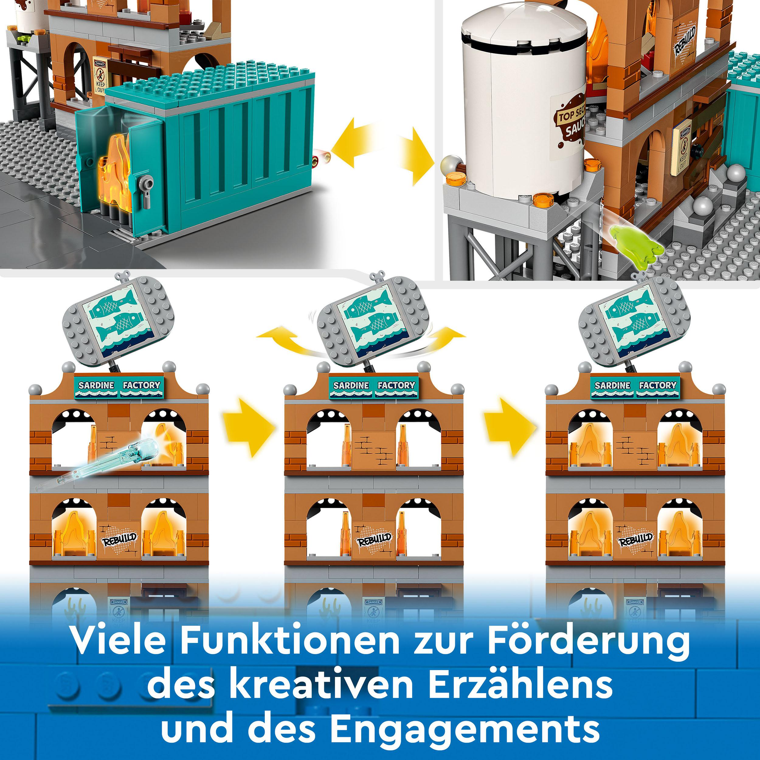 LEGO City 60321 Feuerwehreinsatz mit Löschtruppe Bausatz, Mehrfarbig