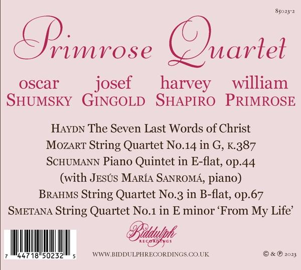 Primrose String Quartet - The Complete RCA Victor Recordings  - (CD)