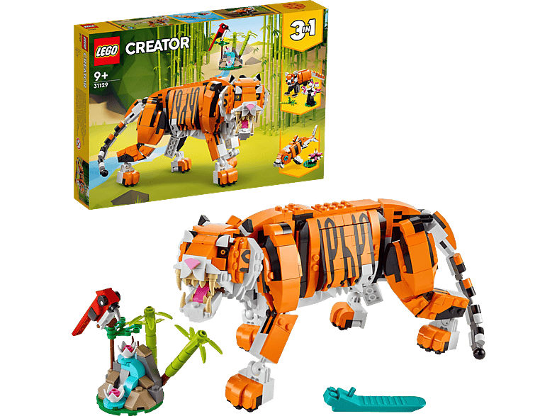 LEGO Creator 31129 Tiger Majestätischer Mehrfarbig Bausatz