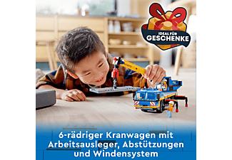 LEGO City 60324 Geländekran Bausatz, Mehrfarbig