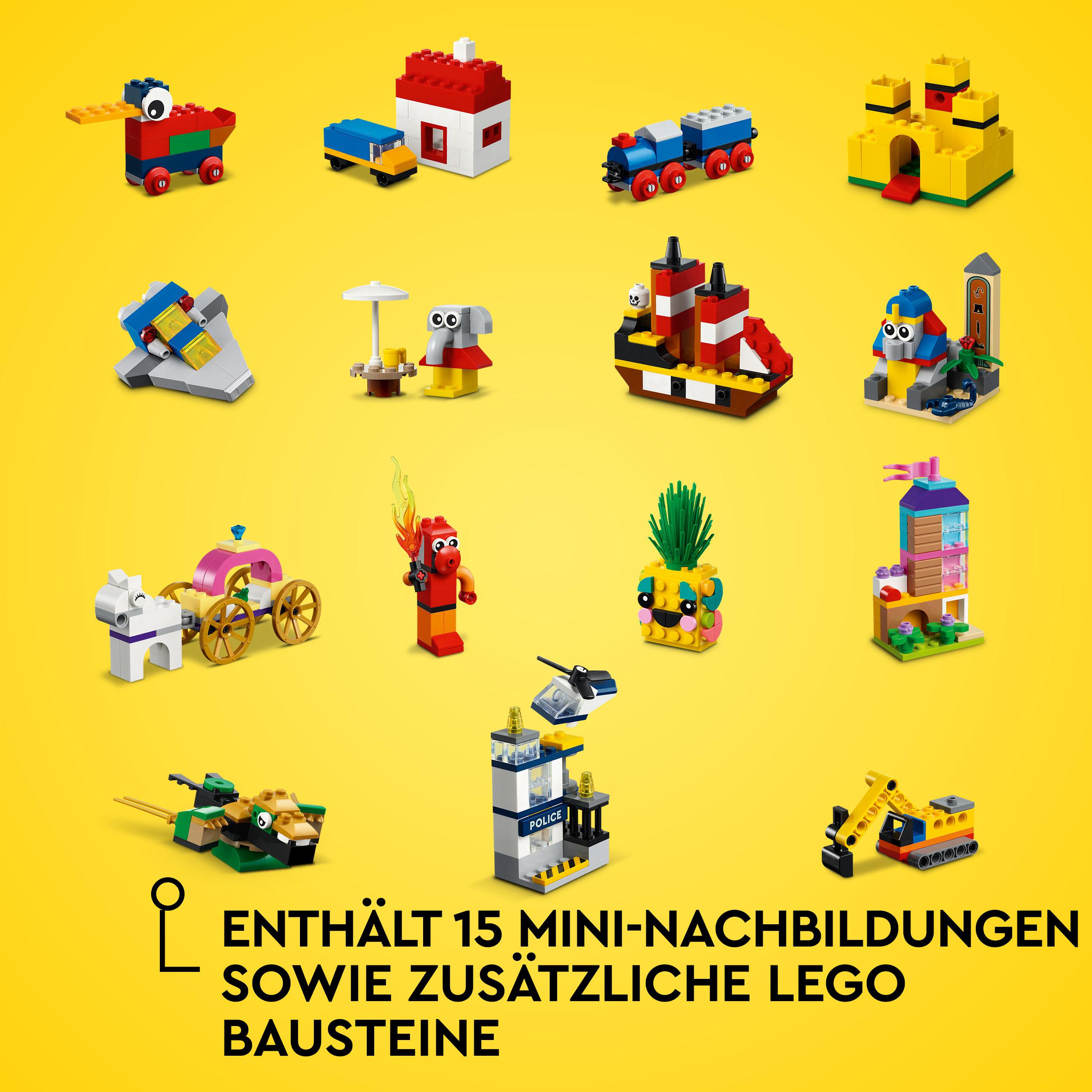 Spielspaß LEGO 11021 Jahre Mehrfarbig Classic 90 Bausatz,
