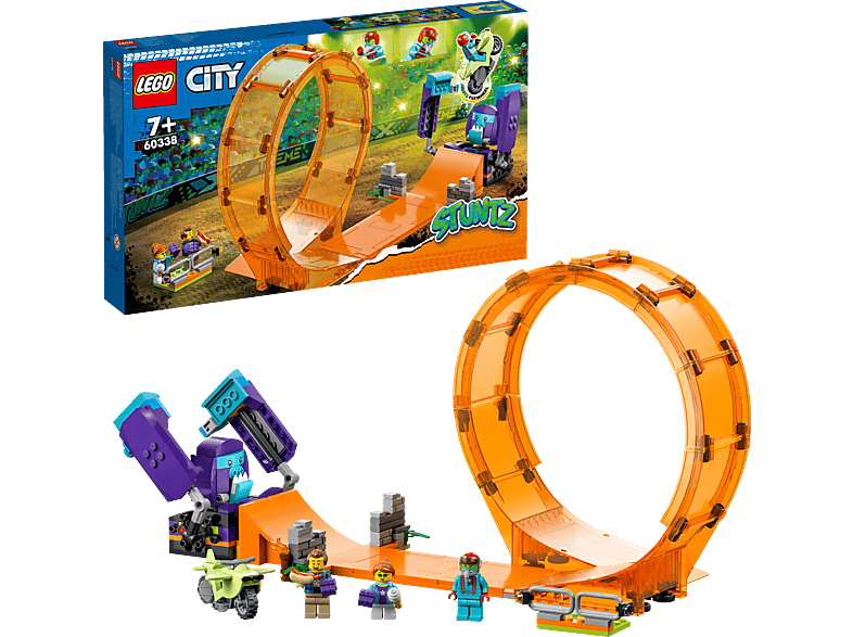LEGO 60338 Mehrfarbig Stuntz Bausatz, Schimpansen-Stuntlooping City