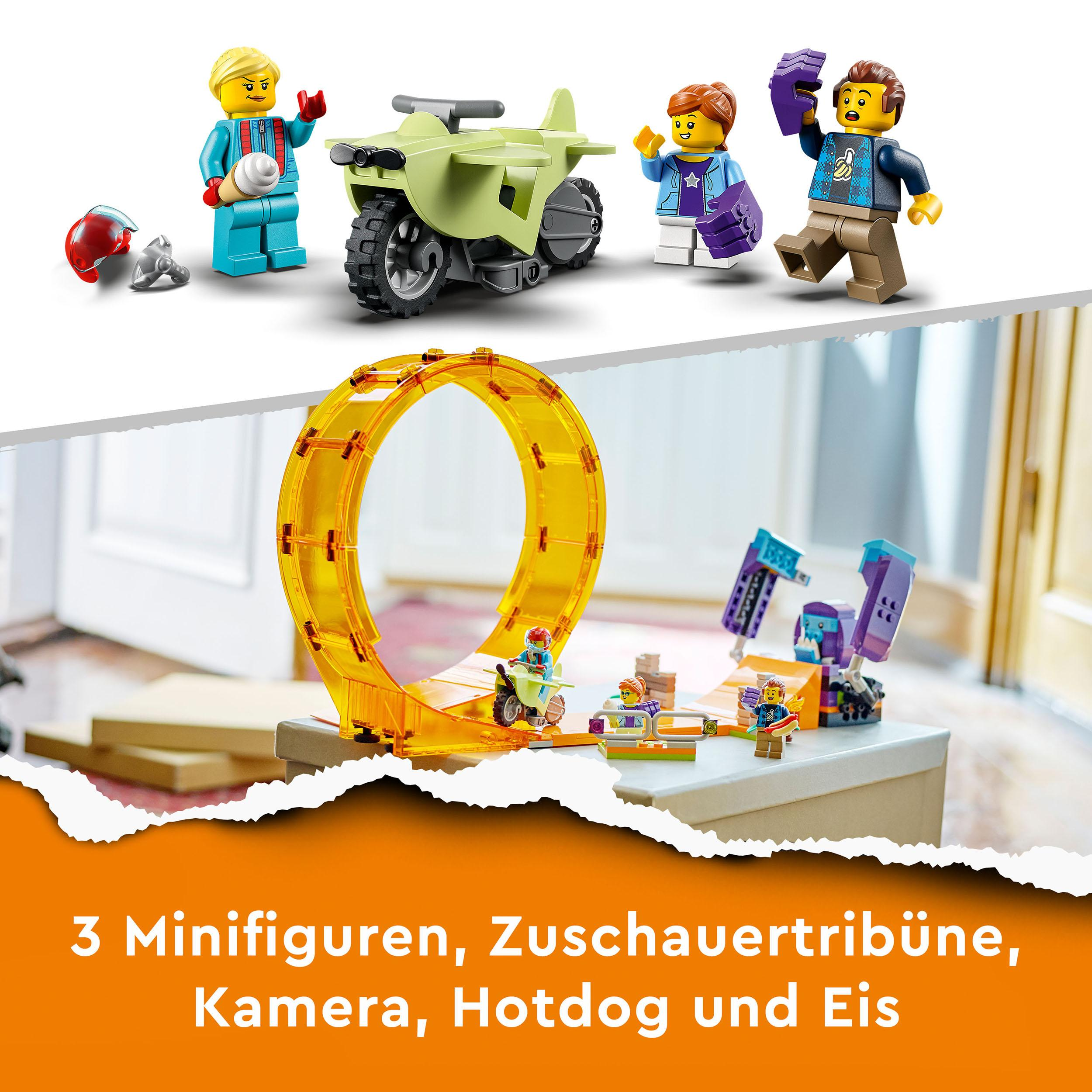 LEGO City Bausatz, Mehrfarbig Schimpansen-Stuntlooping 60338 Stuntz