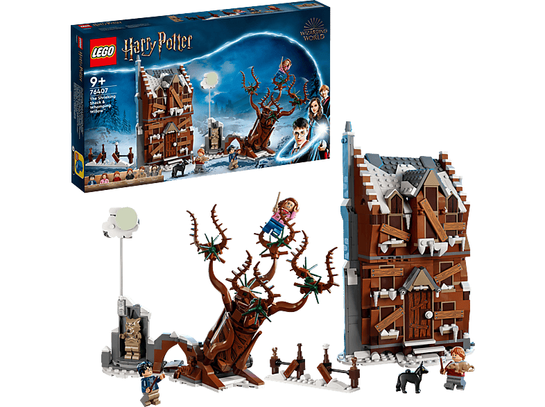 LEGO Harry Potter Mehrfarbig und Peitschende Bausatz, 76407 Heulende Hütte Weide