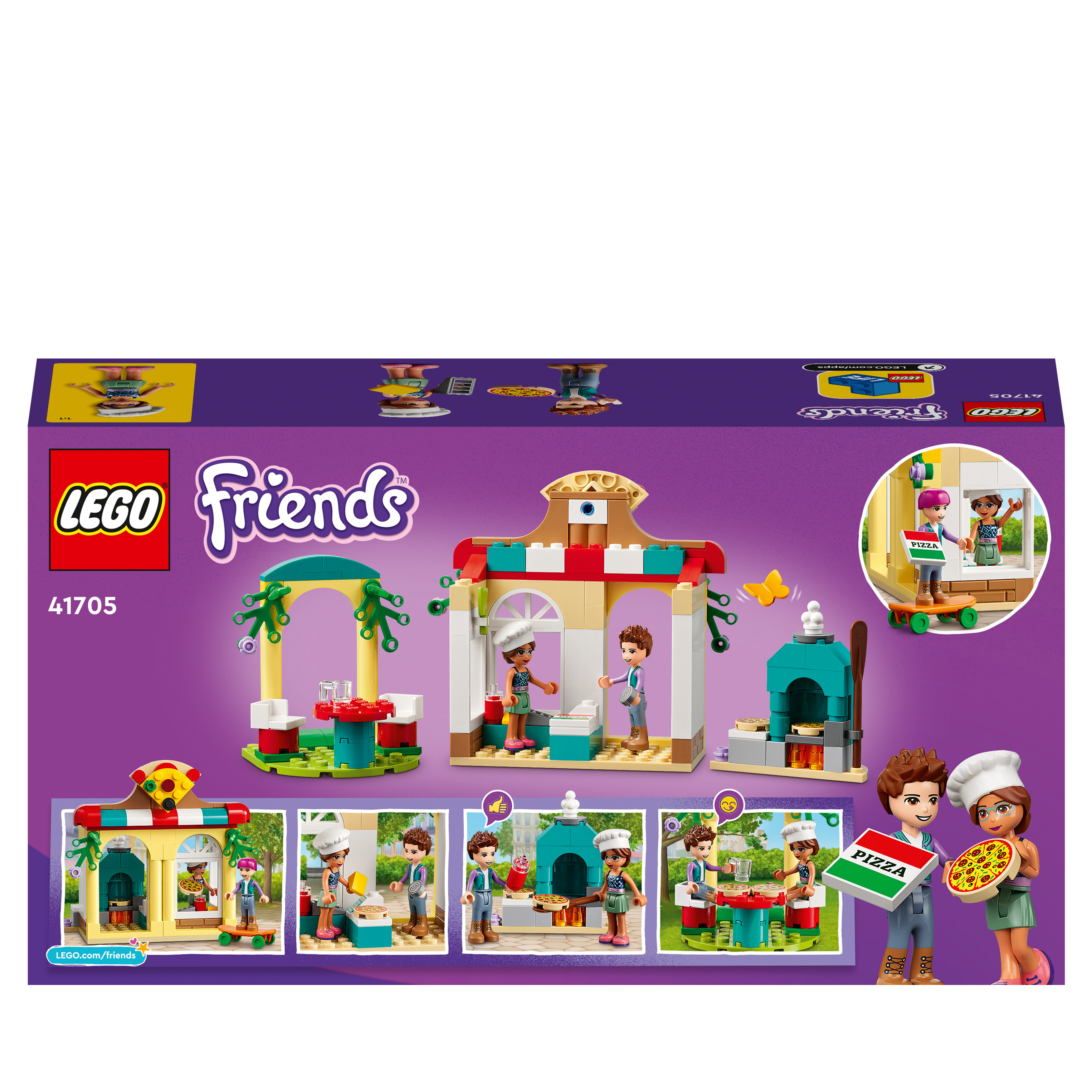 Friends Heartlake Bausatz, Mehrfarbig LEGO Pizzeria City 41705