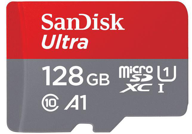 SANDISK Ultra für Chromebooks, GB, 140 MB/s Flash-Speicherkarte, 128 Micro-SDXC