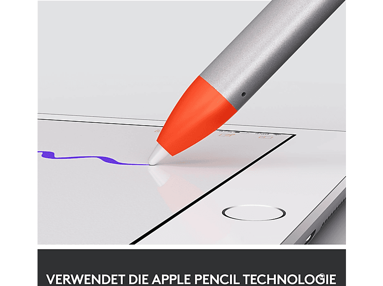 LOGITECH - B2B Crayon für Bildungseinrichtungen, Silber