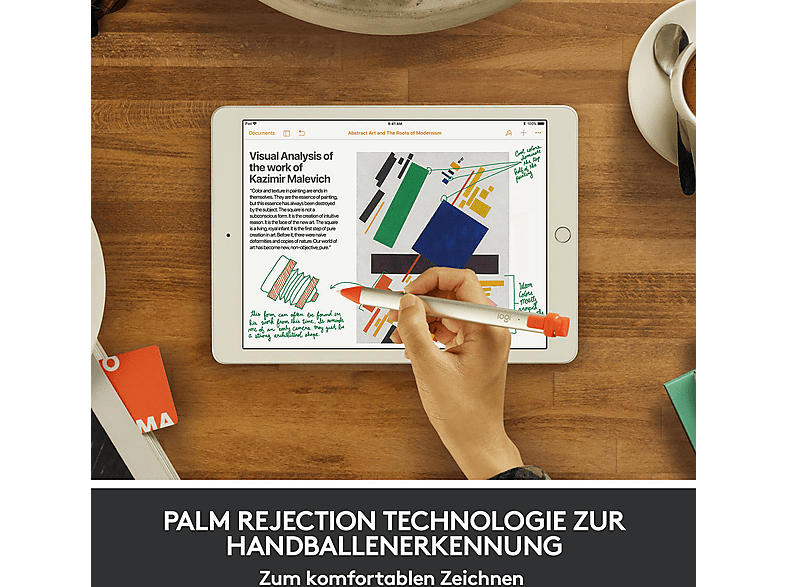 LOGITECH - B2B Crayon für Bildungseinrichtungen, Silber