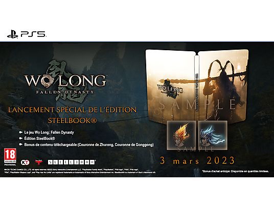 Wo Long : Fallen Dynasty - Édition SteelBook - PlayStation 5 - Français