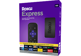 ROKU Express HD Streaming Player, Schwarz