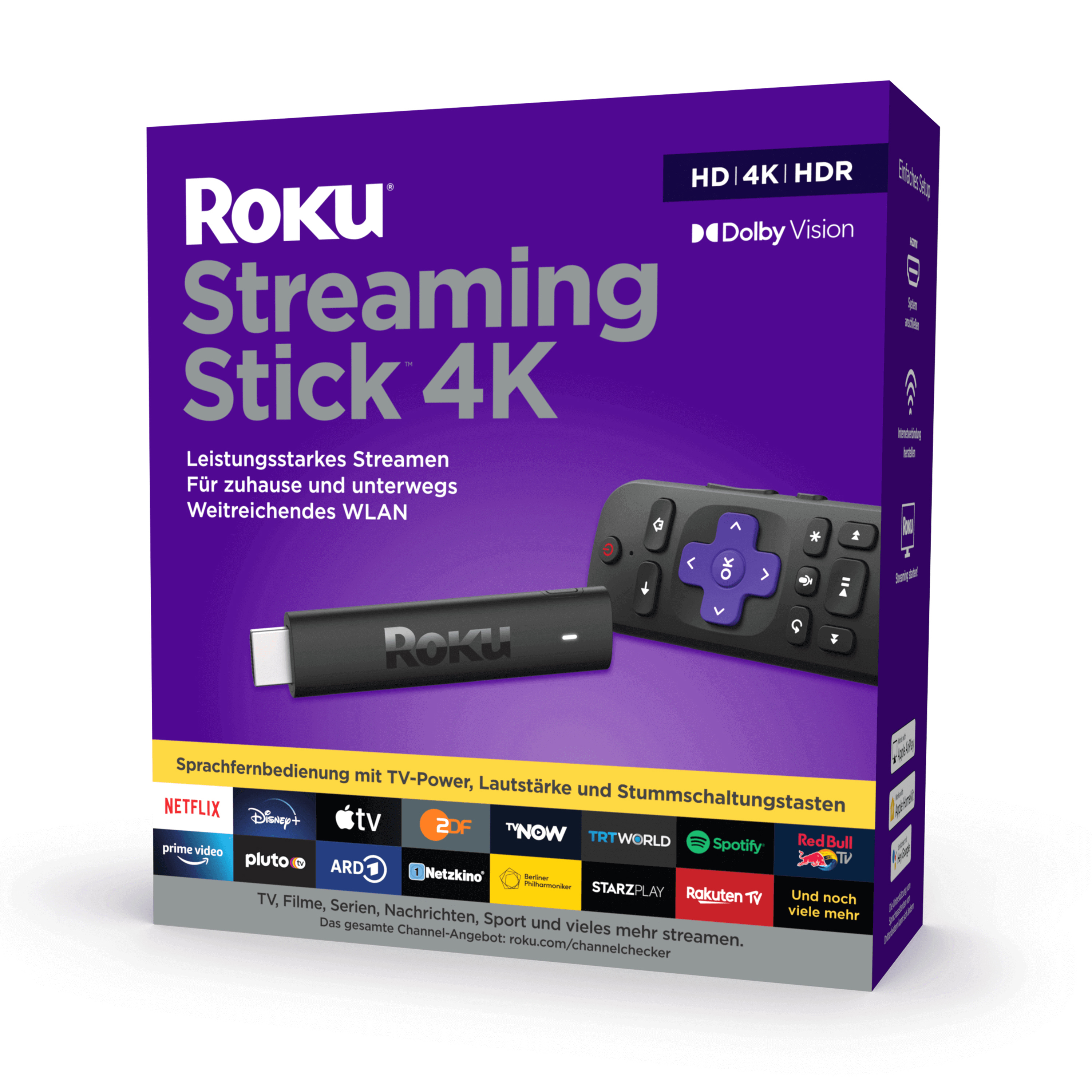 ROKU 3820EU2 Streaming Stick, Schwarz
