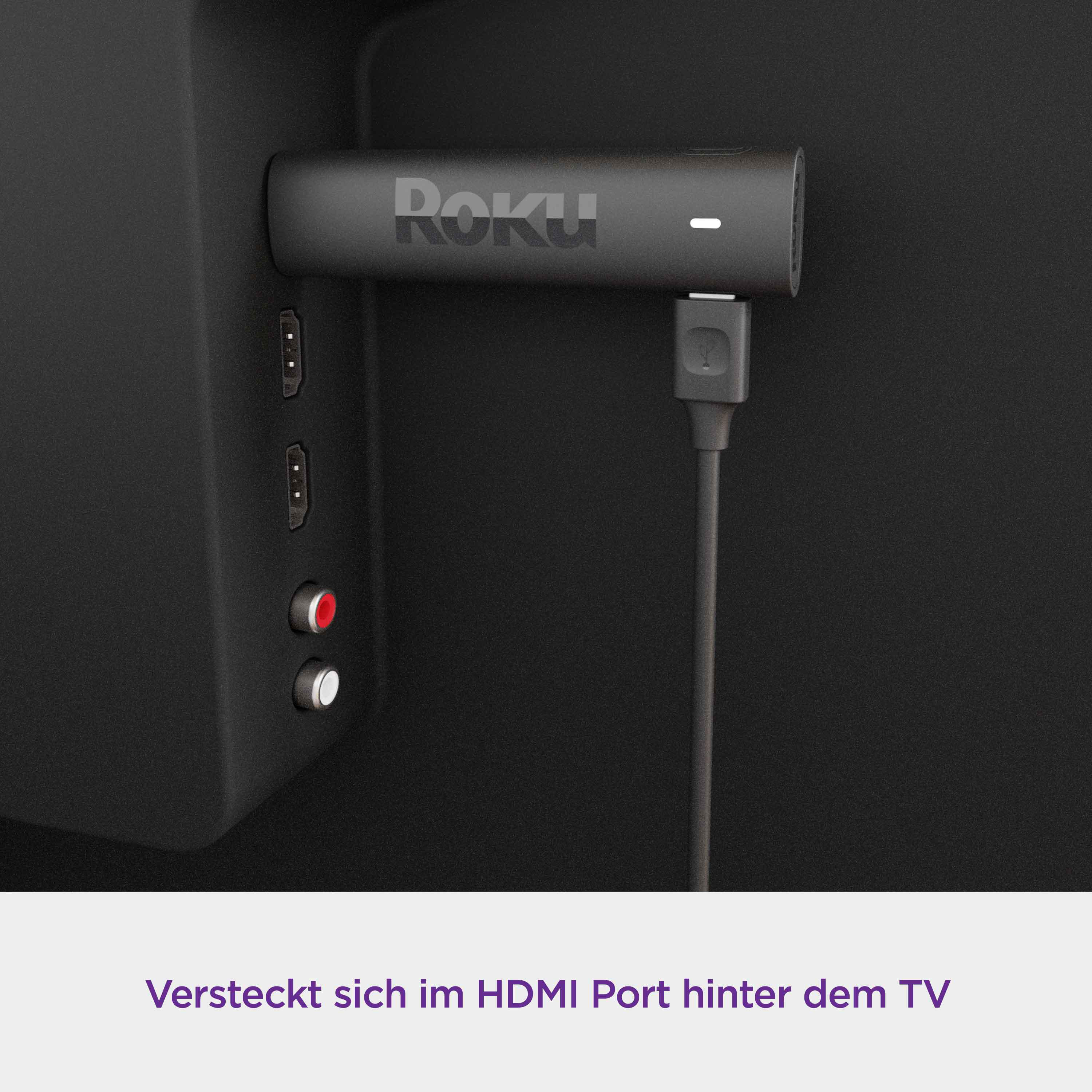 ROKU 3820EU2 Streaming Stick, Schwarz