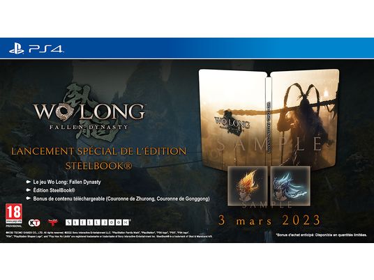 Wo Long : Fallen Dynasty - Édition SteelBook - PlayStation 4 - Français
