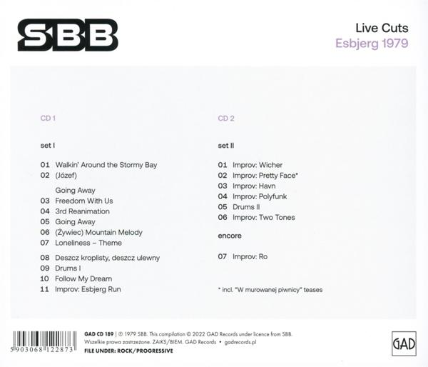 Sbb - Live Cuts: Esbjerg 1979 (2CD)  - (CD)