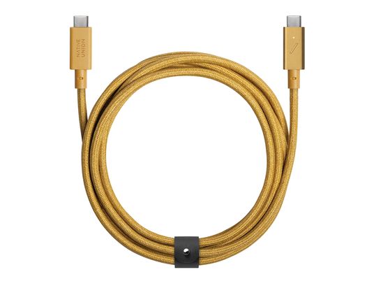 NATIVE UNION Belt Cable - USB-C zu USB-C Lade- und Sync- Kabel (Kraft)