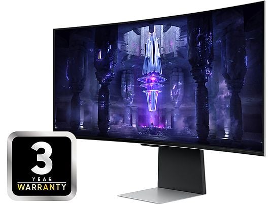 SAMSUNG Odyssey OLED G8 LS34BG850SU - Gaming Monitor, 34 ", WQHD, 175 Hz, Silber