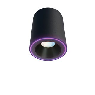 CALEX Halo Slimme Opbouwspot - RGB en CCT - Zwart