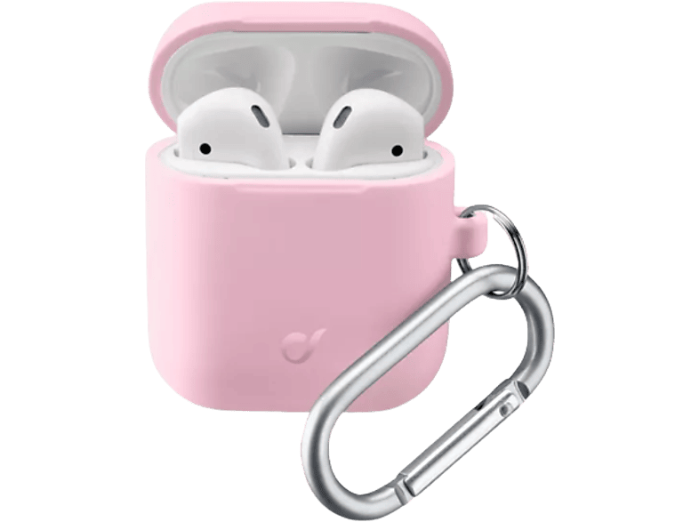 REACONDICIONADO Seminuevo Muy bueno Funda Airpods - CellularLine BOUNCEAIRPODSP, Silicona, Rosa