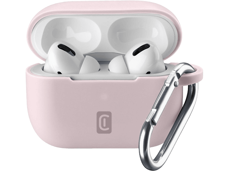 Funda Airpods Pro / Pro 2 Silicona Antihuellas Con Mosquetón - Rosa con  Ofertas en Carrefour