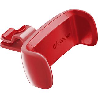 Soporte de móvil para coche - CellularLine HANDYSMARTP, Universal, Rojo