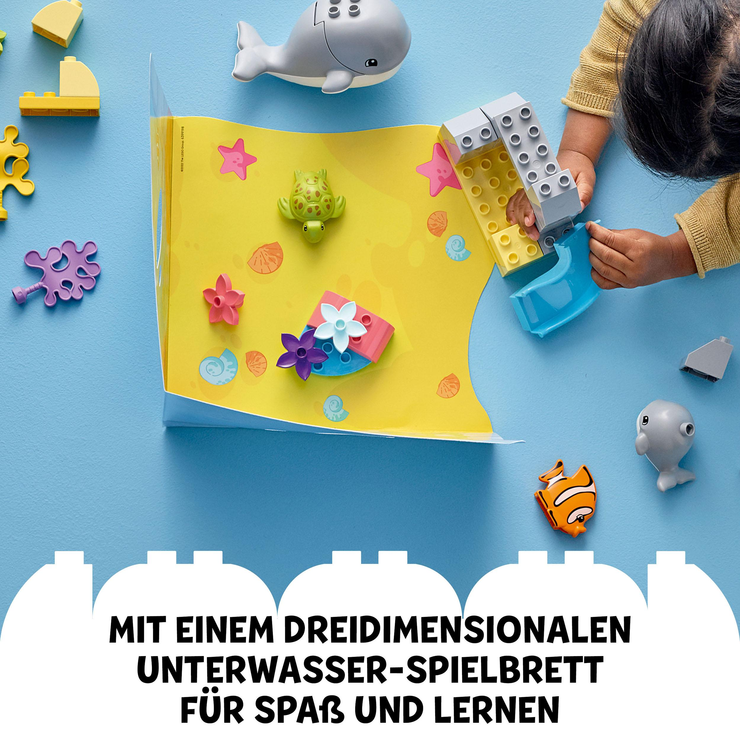 LEGO DUPLO 10972 Wilde Tiere des Ozeans Bausatz, Mehrfarbig