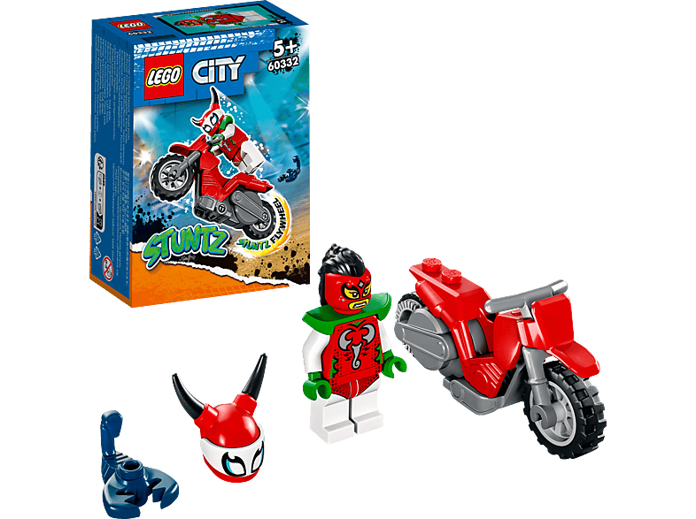 Mehrfarbig Stuntz Bausatz, 60332 Skorpion-Stuntbike LEGO City