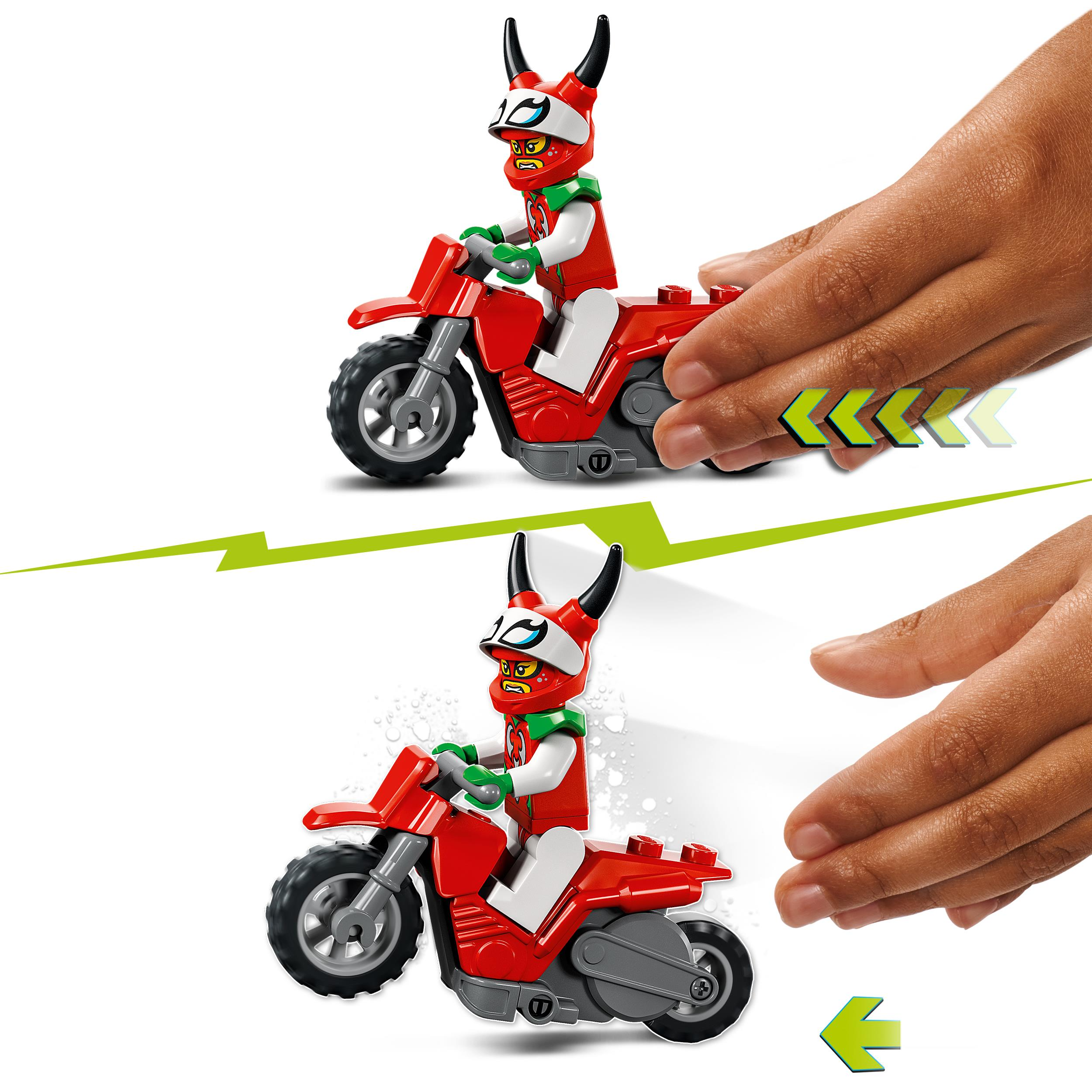 Skorpion-Stuntbike Bausatz, LEGO City Stuntz Mehrfarbig 60332