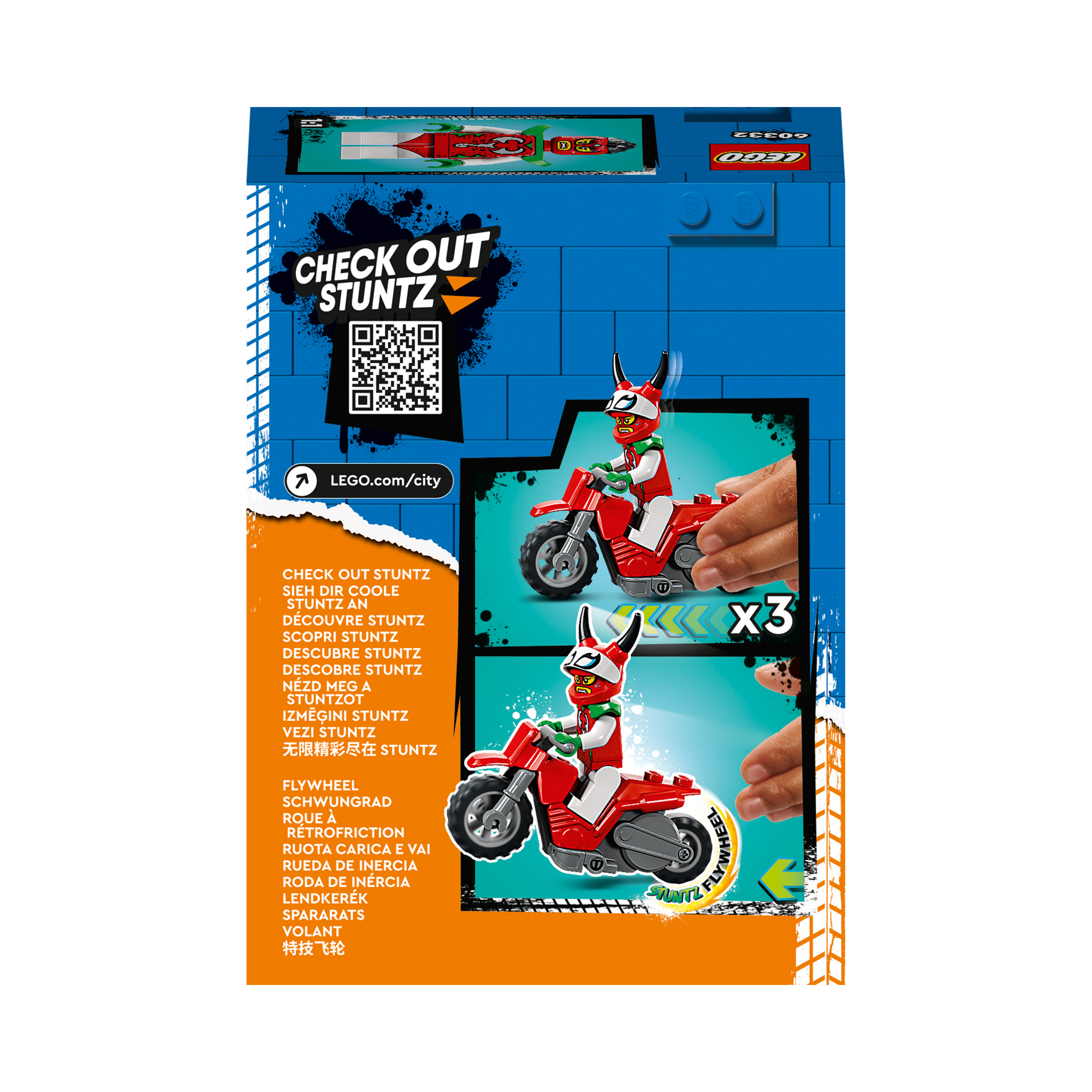 Bausatz, Mehrfarbig LEGO 60332 Skorpion-Stuntbike Stuntz City