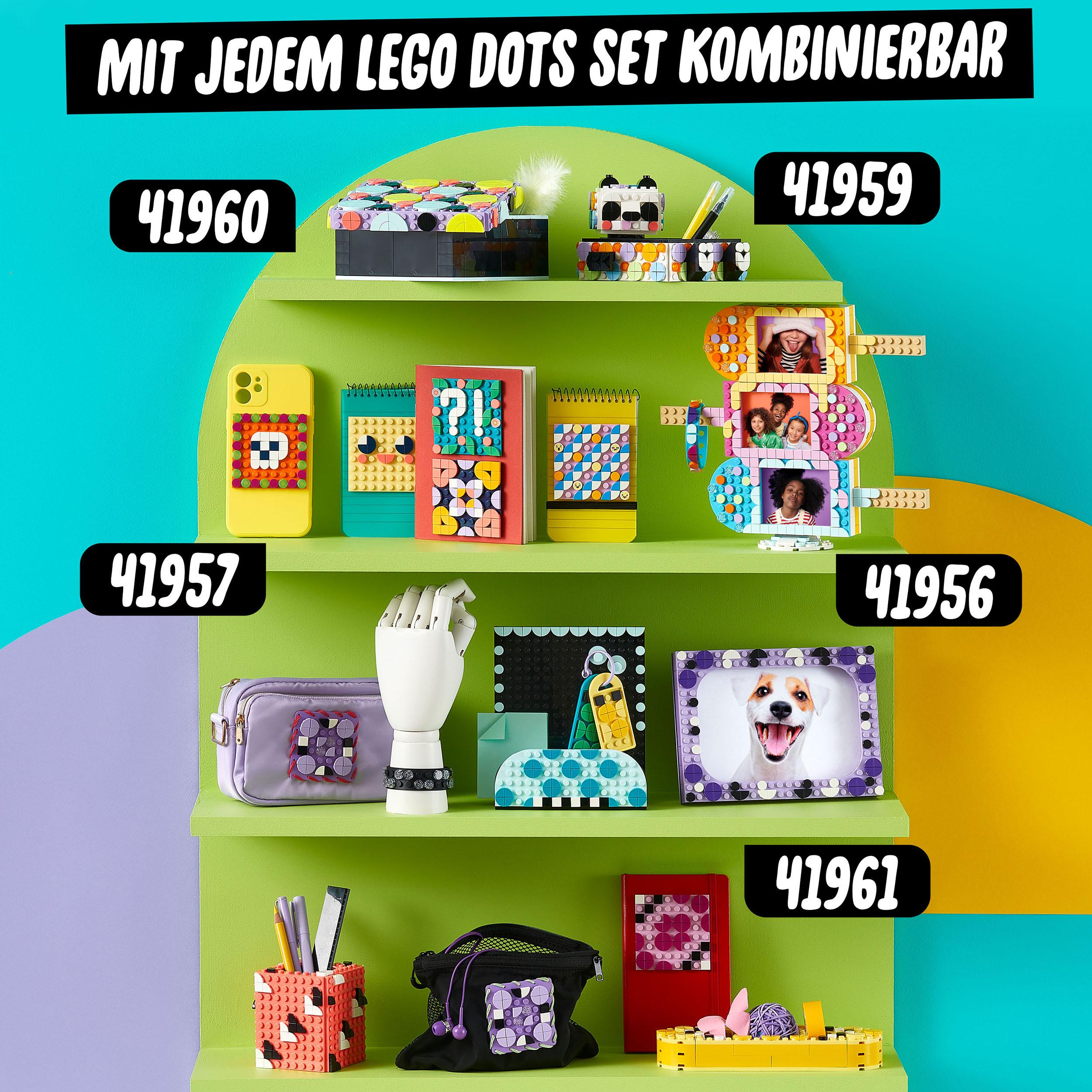 LEGO DOTS 41959 Panda Ablageschale Bausatz, Mehrfarbig