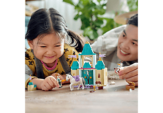 LEGO Disney Princess 43204 Annas und Olafs Spielspaß im Schloss Bausatz, Mehrfarbig
