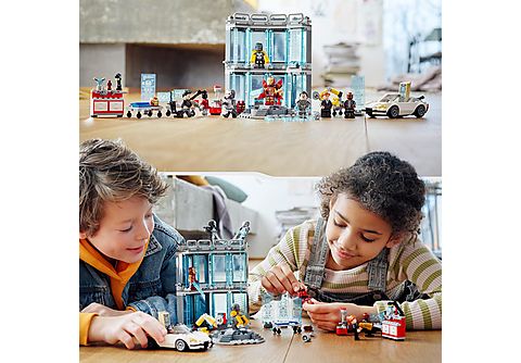 LEGO Marvel 76216 Iron Mans Werkstatt Bausatz, Mehrfarbig Bausatz kaufen |  SATURN