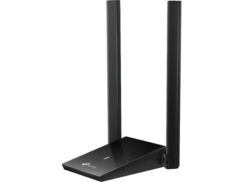 Adaptador Wi-Fi USB - TP-Link Archer TX20U Plus, WiFi 6, Doble banda, 1800 Mbps, 3.0, Negro