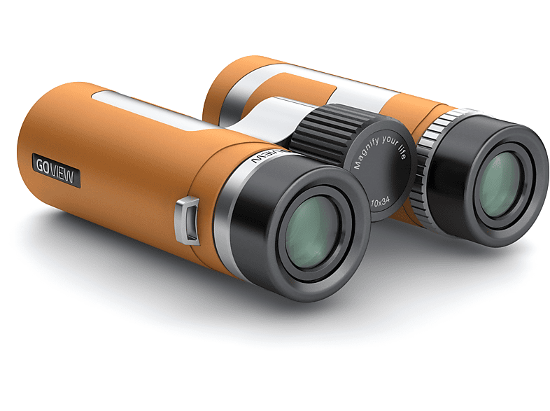 GOVIEW ZOOMR 10x34 Fernglas, Sunset Orange 10x, 34 mm, Fernglas