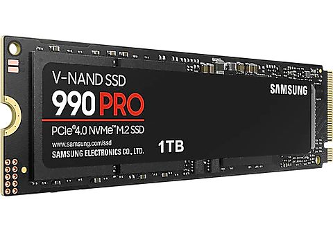 SAMSUNG Interne SSD-schijf 1 TB 990 Pro PCIe 4.0 NVMe M.2 (MZ-V9P1T0BW)