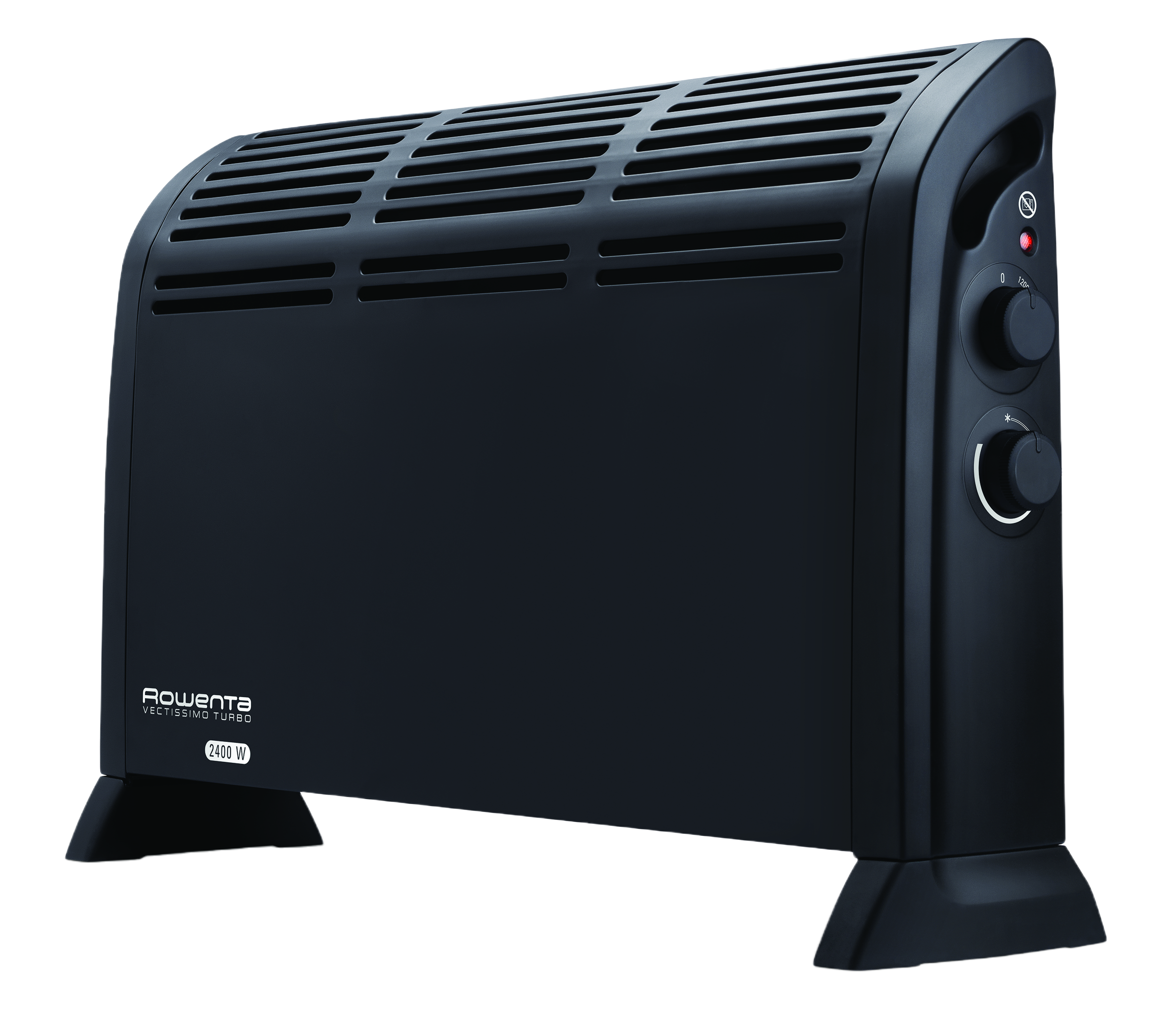 Calefactor - Rowenta Vectissimo CO3030 F1, 2400W, Temperatura y termostato regulable, Negro