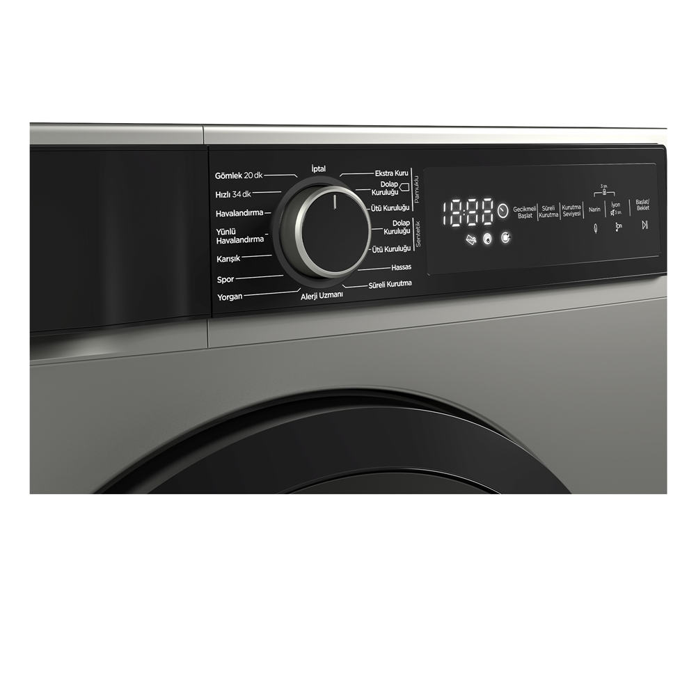 VESTEL KM 10701 G A++ Enerji Sınıfı 10kg Kurutma Makinesi Gri