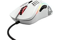 GLORIOUS PC GAMING RACE Model D - Mouse per gaming, Connessione con cavo, Ottica con LED, 12000 dpi, Matte White