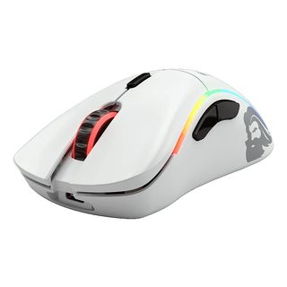 GLORIOUS PC GAMING RACE Model D (Wireless) - Mouse per gaming, Senza cavi, Ottica con LED, 19000 dpi, Matte White