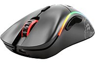 GLORIOUS PC GAMING RACE Model D (Wireless) - Gaming Maus, Kabellos, Optisch mit Leuchtdioden, 19000 dpi, Matte Black