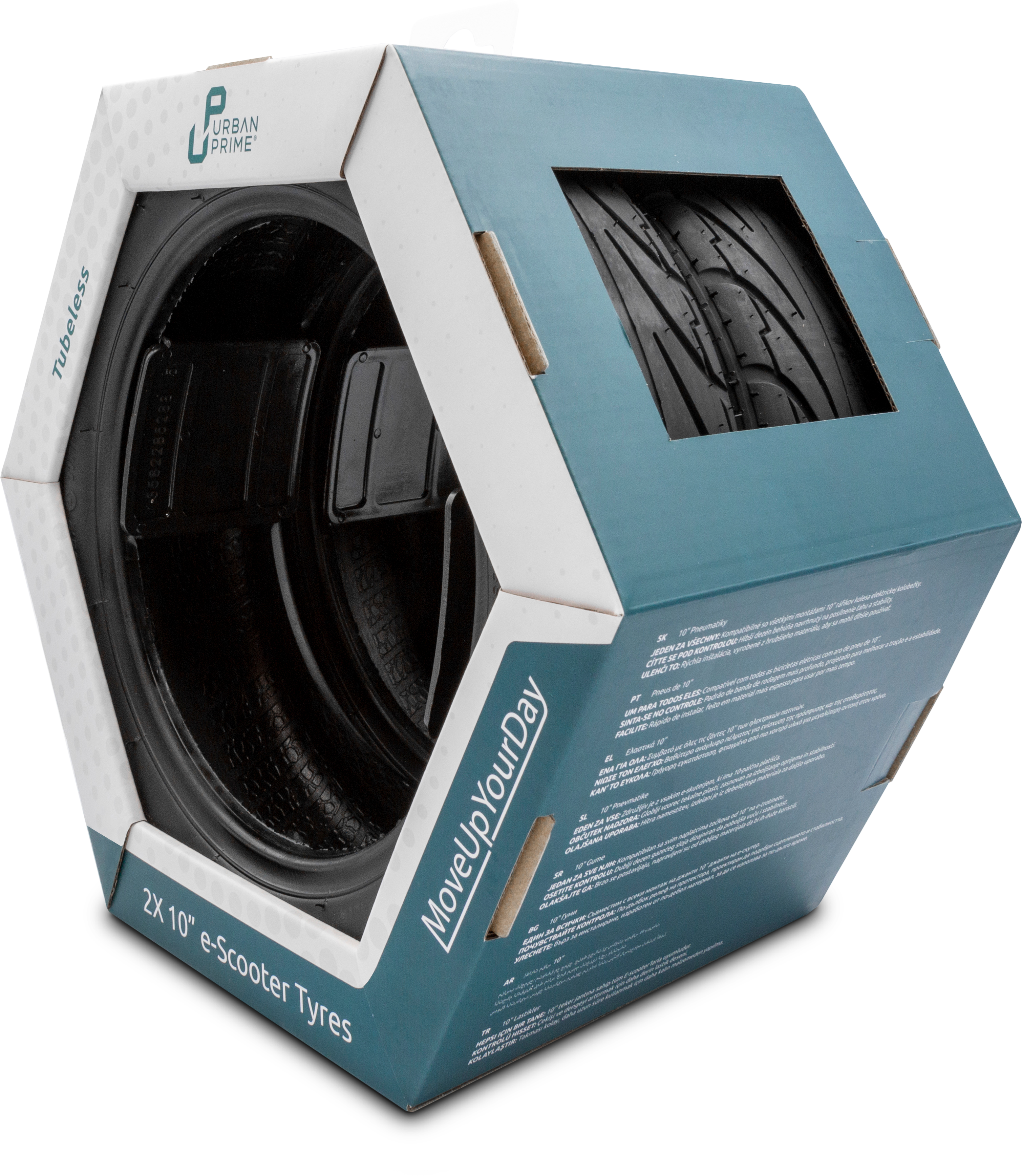 URBAN PRIME gumiabroncs kit 10" elektromos rollerhez (AC-UP-220002)