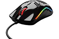 GLORIOUS PC GAMING RACE Model O - Mouse per gaming, Connessione con cavo, Ottica con LED, 12000 dpi, Glossy Black